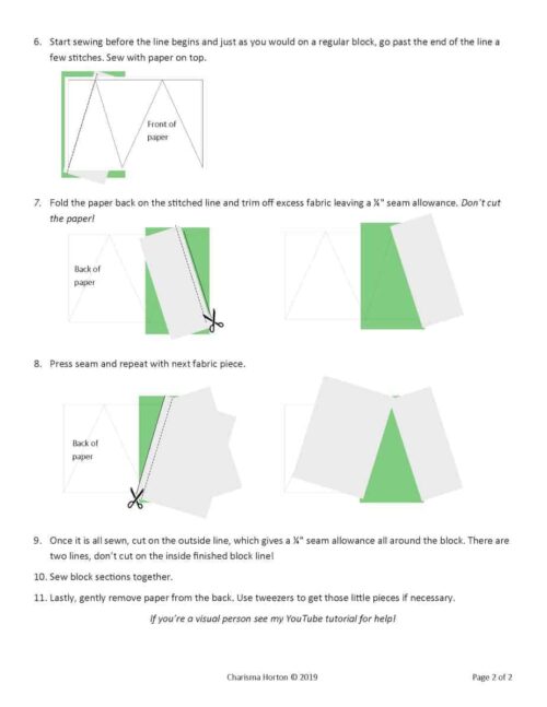 Paper Piecing Tutorial