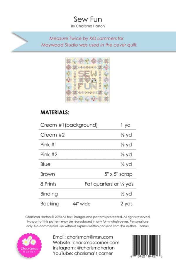 Pattern – Sew Fun