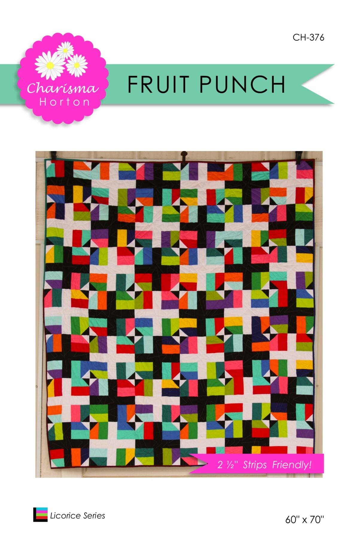 Digital Quilt Pattern Fruit Punch
