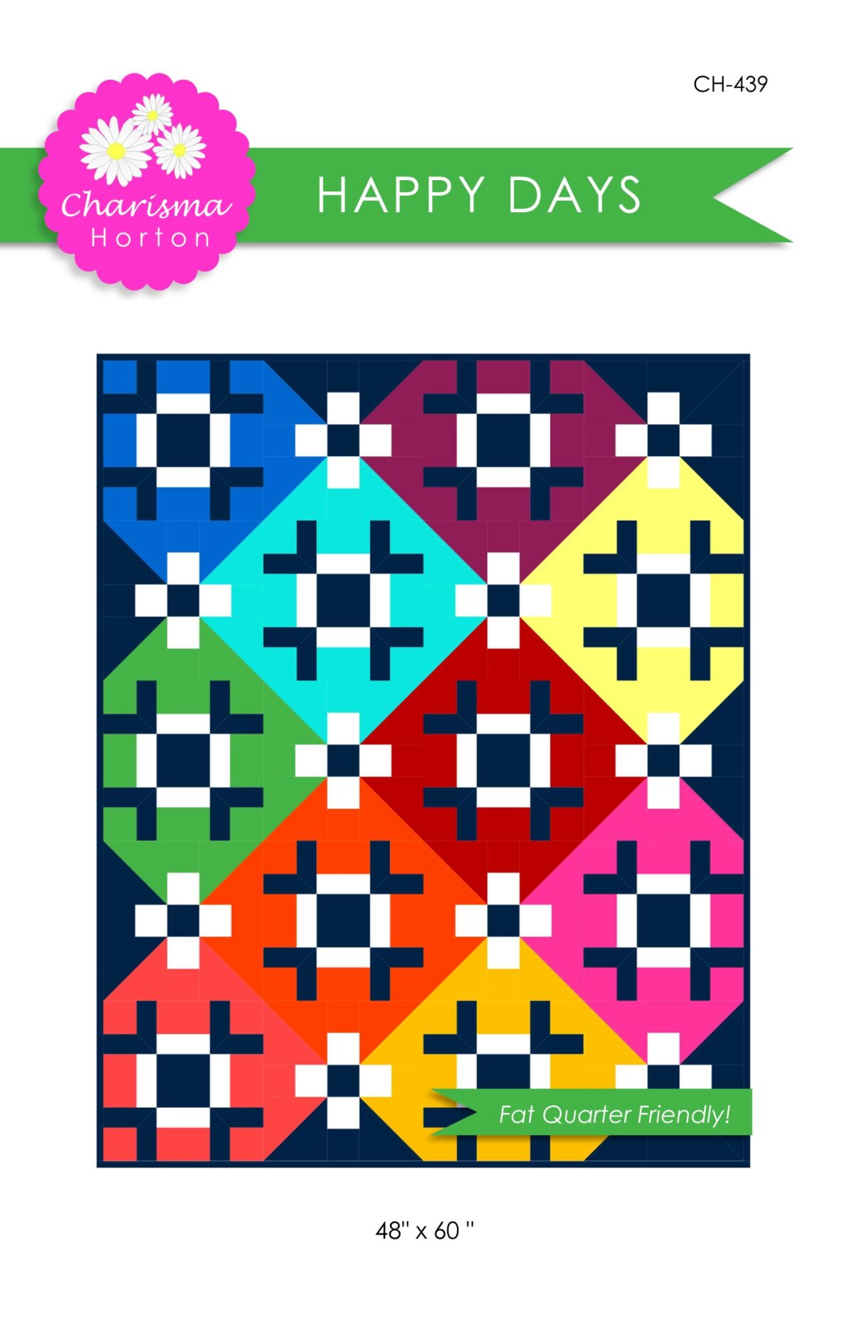 Digital Quilt Pattern ~ Happy Days