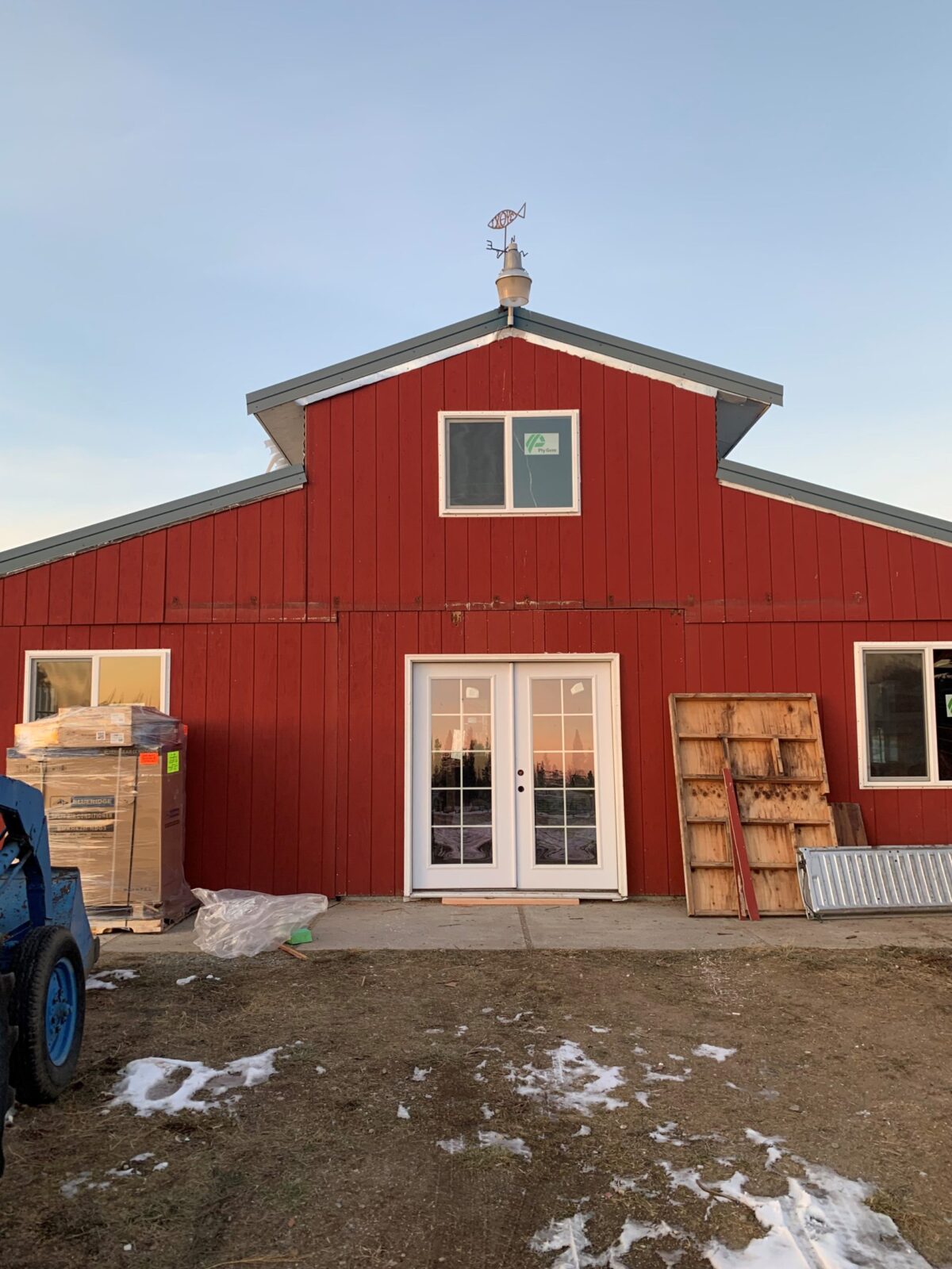 Quilt Barn Progress December 2022